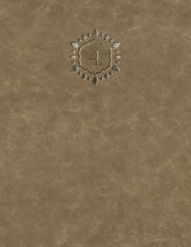 Paperback Monogram "4" Grid Sketchbook Book