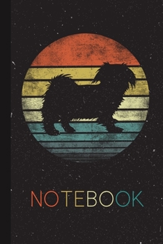 Notebook: Pekingese Gifts Present for Pet Owner Silhouette Blank Lined Notebook for Dog Mom Dad Cool Gift Idea for Men Women Kids Journal Thanksgiving Birthday Party Journal for Her Him