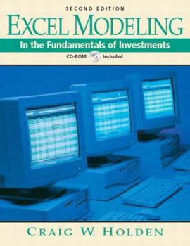 Paperback Excel Modeling in the Fundamentals of Investments Book