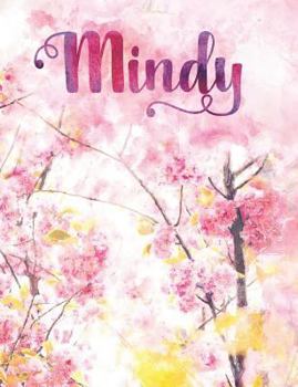 Mindy: Personalized Journal - A Pink Cherry Blossom Diary