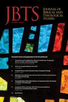 Paperback Journal of Biblical and Theological Studies, Issue 8.1 Book