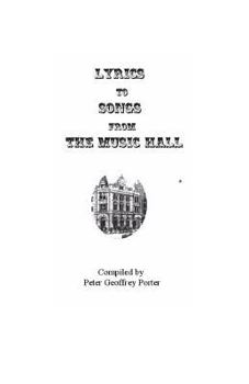 Paperback Lyrics to Songs from the Music Hall Book