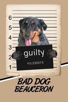 Paperback Bad Dog Beauceron: Isometric Dot Drawing Paper Notebook Featuring 120 Pages 6x9 Book