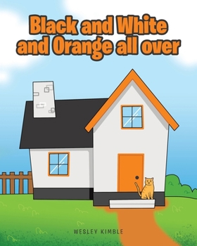 Paperback Black and White and Orange All Over Book