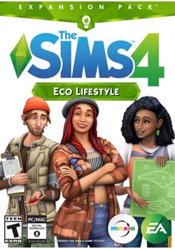 Video Game Sims 4 Eco Lifestyle (DVD-PC/Mac(English Only) Book
