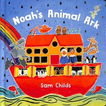 Hardcover Noah's Animal Ark: a beautiful board book with a cover that sparkles and shines! Book