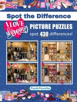 Spot the Difference I Love Shopping Picture Puzzles