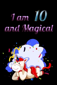 I am 7 and Magical: Unicorn Journal Notebook for Birthday Girls ! Unicorn Journal or Unicorn blank Notbook