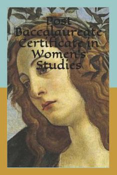 Paperback Post Baccalaureate Certificate in Women's Studies Book