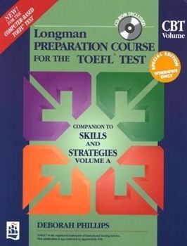 Paperback CD-ROM/Book Package (Windows Only), CBT Volume, Longman Preparation Course for the TOEFL Test Book