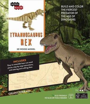 Paperback IncrediBuilds: Tyrannosaurus Rex 3D Wood Model Book