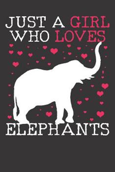 Paperback Notebook: Elephants Elephant Lover Cute Gift Dot Grid Dotted 6x9 120 Pages Book