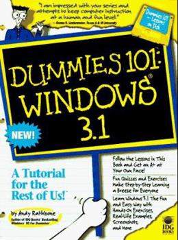 Paperback Dummies 101: Windows 3.1 [With *] Book