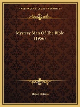 Paperback Mystery Man Of The Bible (1956) Book