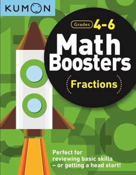 Paperback Kumon Math Boosters: Fractions Book