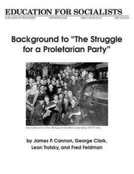 Paperback Background to the Struggle for a Proletarian Party' Book