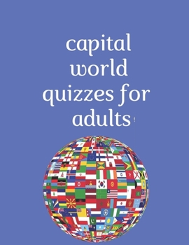 Paperback capital world quizzes for adults: 144 word search puzzles for adults 24 pages 8,5×11 inches Book