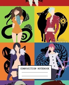 Composition Notebook: The Seven Deadly Sins Soft Glossy Cover Wide Ruled Lined Pages Book 7.5 x 9.25 Inches 110 Pages