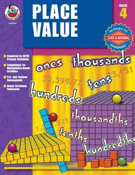 Paperback Place Value, Grade 4 Book