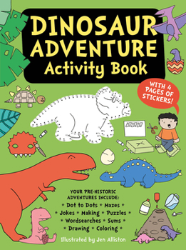 Paperback Dinosaur Adventure Activity Book