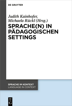 Hardcover Sprache(n) in pädagogischen Settings [German] Book
