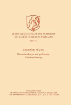 Paperback Klimaschwankungen Und Großräumige Klimabeeinflussung [German] Book