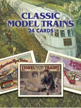 Paperback Classic Model Trains: 24 (Post) Cards Book