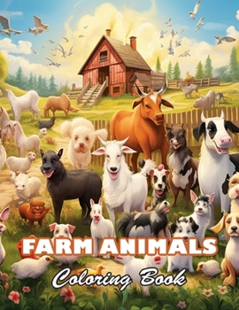Paperback Farm Animals Coloring Book for Kids: Fun And Easy Coloring Book