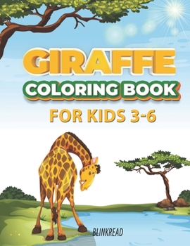 Paperback Giraffe Coloring Book For Kids 3-6 Book