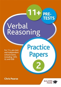 Paperback 11+ Verbal Reasoning Practice Papers 2 Book