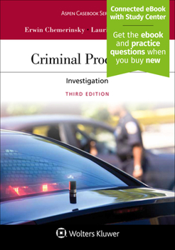 Paperback Criminal Procedure: Investigation [Connected eBook with Study Center] Book