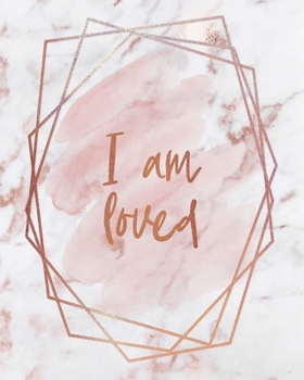 Paperback I Am Loved Notebook: Lined Journal - 150 Pages - 8x10 inch Book