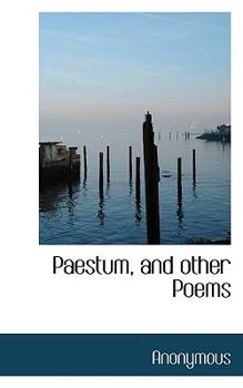 Paperback Paestum, and Other Poems Book