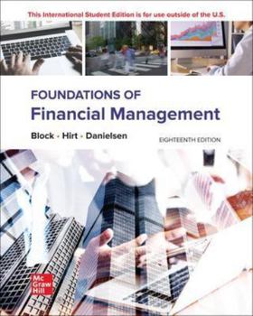 Paperback ISE Foundations of Financial Management Book