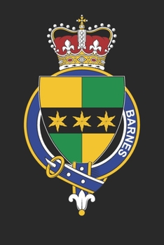 Paperback Barnes: Barnes Coat of Arms and Family Crest Notebook Journal (6 x 9 - 100 pages) Book