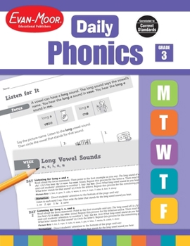 Paperback Daily Phonics, Grade 3 Teacher Edition Book