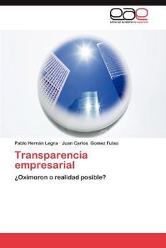 Paperback Transparencia Empresarial [Spanish] Book