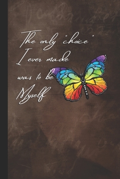 Rainbow Butterfly Notebook: Blank Composition Notebook To Record Your Thoughts  and Journal Your Adventures