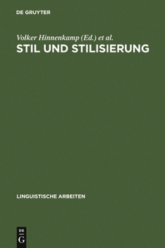 Hardcover Stil und Stilisierung [German] Book