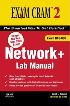 Paperback Network+ Exam Cram 2 Lab Manual Book
