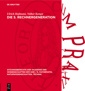 Hardcover Die 5. Rechnergeneration [German] Book