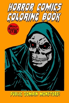 Paperback Horror Comics Coloring Books Book