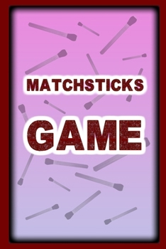 Paperback Matchsticks game Book