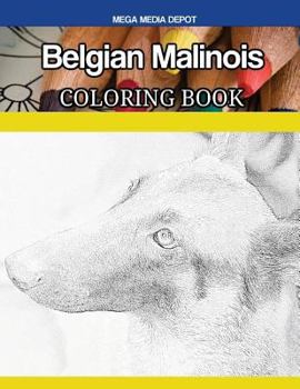 Paperback Belgian Malinois Coloring Book