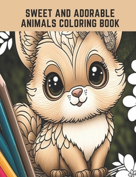 Paperback Sweet and Adorable Animals Coloring Book: Fun and Engaging Coloring Book with Cute Animals Book