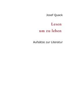 Paperback Lesen um zu leben: Aufsätze zur Literatur [German] Book