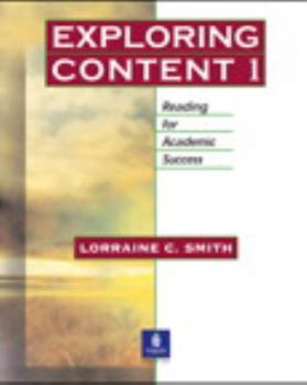 Paperback Exploring Content 1: Reading for Academic Success Book