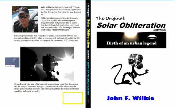 Paperback the Solar Obliteration journals: Birth of an urban legend Book