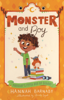 Library Binding Monster's First Day of School Book