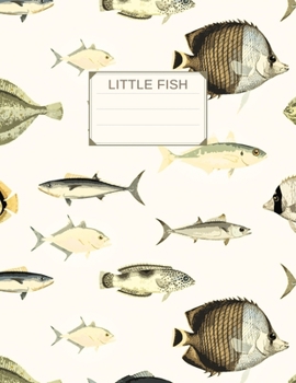 Little Fish Composition Book: Composition Journal, College Ruled Book | 110 Pages, (Size 8.5 x 11" )